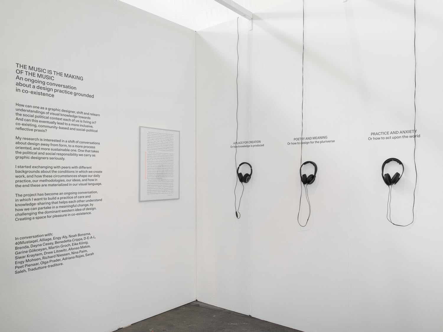 Exhibition view (Dimitri Reist)